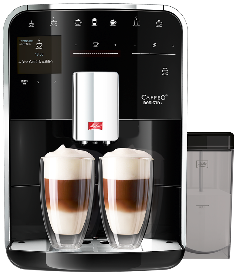 Кофемашина Melitta F 830-002 Barista T черная — купить в интернет-магазине по низкой цене на Яндекс Маркете