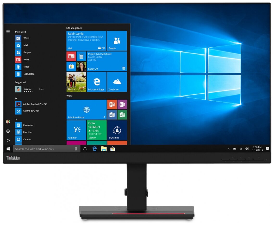 Монитор 27" Lenovo ThinkVision T27h-20 (61EDGAT2EU)