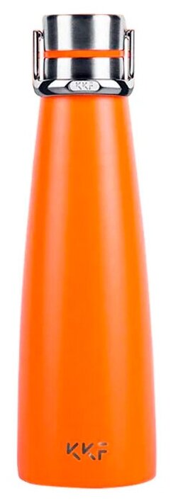 Термобутылка KKF Kiss Kiss Fish с OLED-дисплеем, 0.475 л, оранжевый - фотография № 1