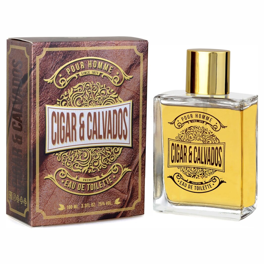 Туалетная вода мужская Абар Cigar & Calvados табачный аромат 100мл