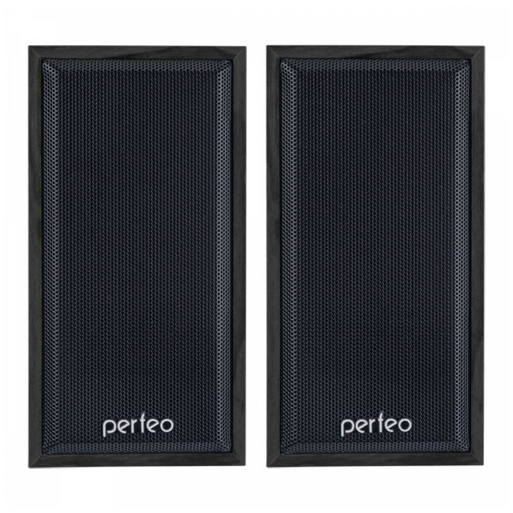Колонки Perfeo Cabinet PF-84-BK 2x3 Вт USB черное дерево PF-A4327 - фото №2