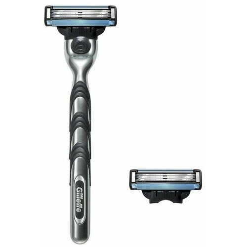 Бритва Mach 3 с 1 сменной кассетой сменные кассеты для бритья 4 шт.