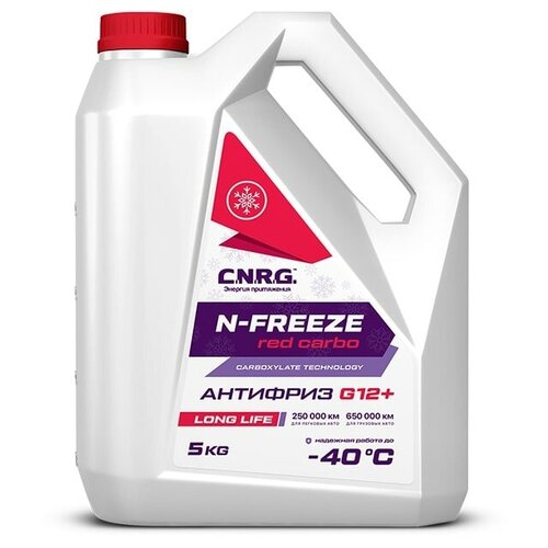 Антифриз Antifreeze Red Carbo G12+ Пластик 5кг