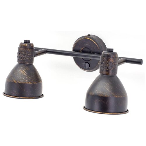 фото Бра citilux опус cl502522, e14, 120 вт, кол-во ламп: 2 шт., цвет арматуры: коричневый, цвет плафона: коричневый