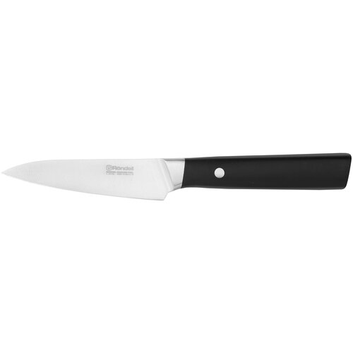 фото Нож для овощей rondell spata, лезвие 10 см, черный