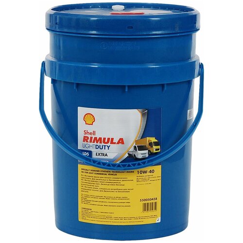 фото Моторное масло shell rimula ld5 extra 10w-40, 4л