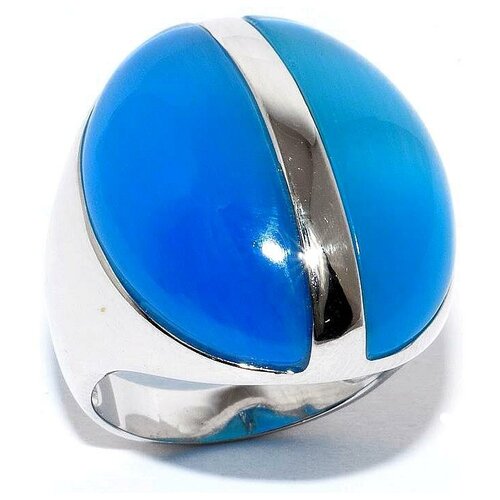 фото Silver wings кольцо с кошачьим глазом из серебра 21sr0455-c020+c021-97, размер 16.5