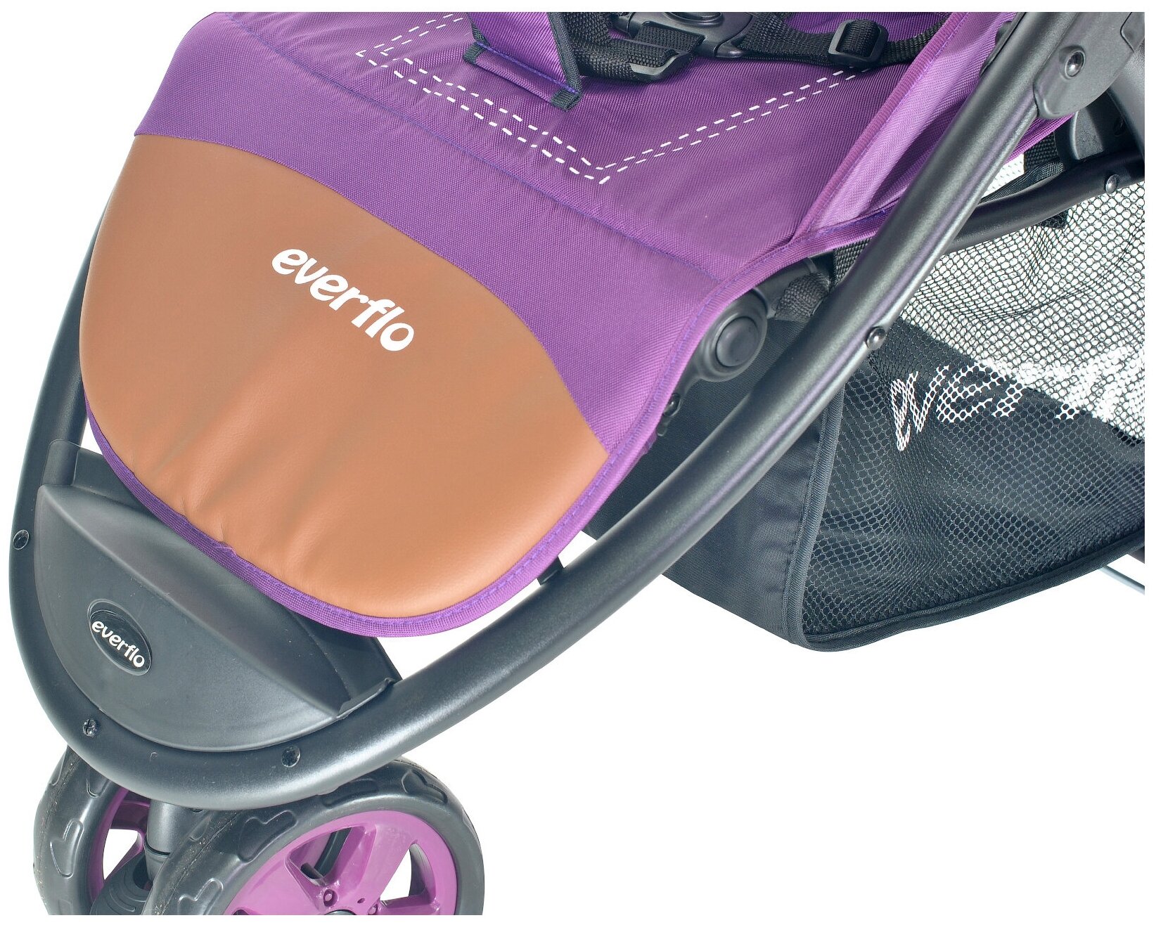 Прогулочная коляска Everflo Racing E-450, цвет: purple - фото №7