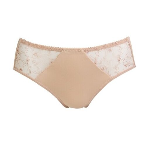 фото Milavitsa трусы кюлот средней посадки classic elegant, размер 102, нюд
