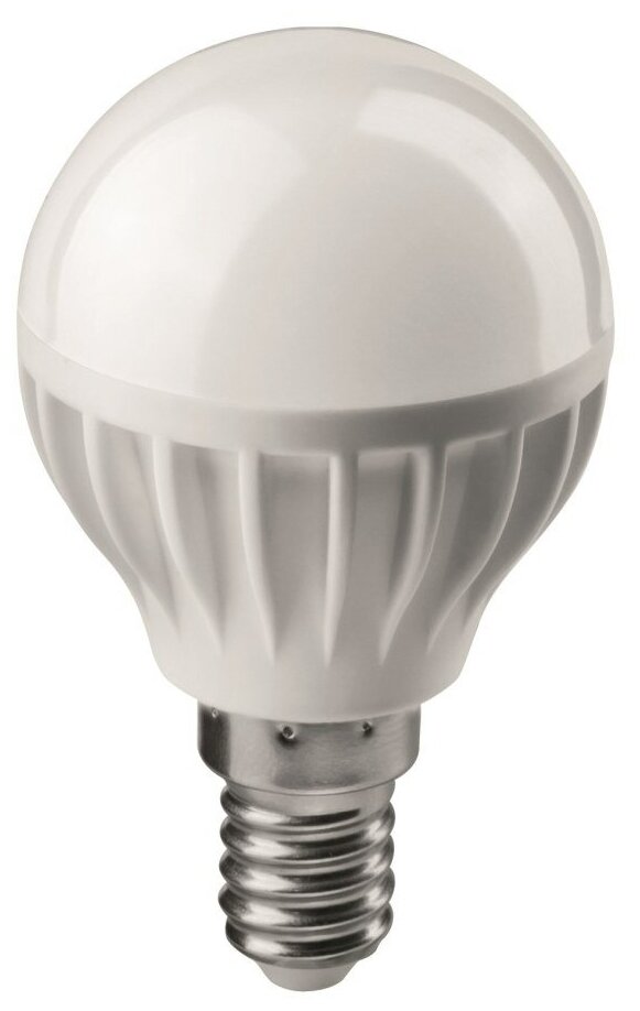 Лампа светодиодная онлайт 71643, E14, G45, 6 Вт, 2700 К