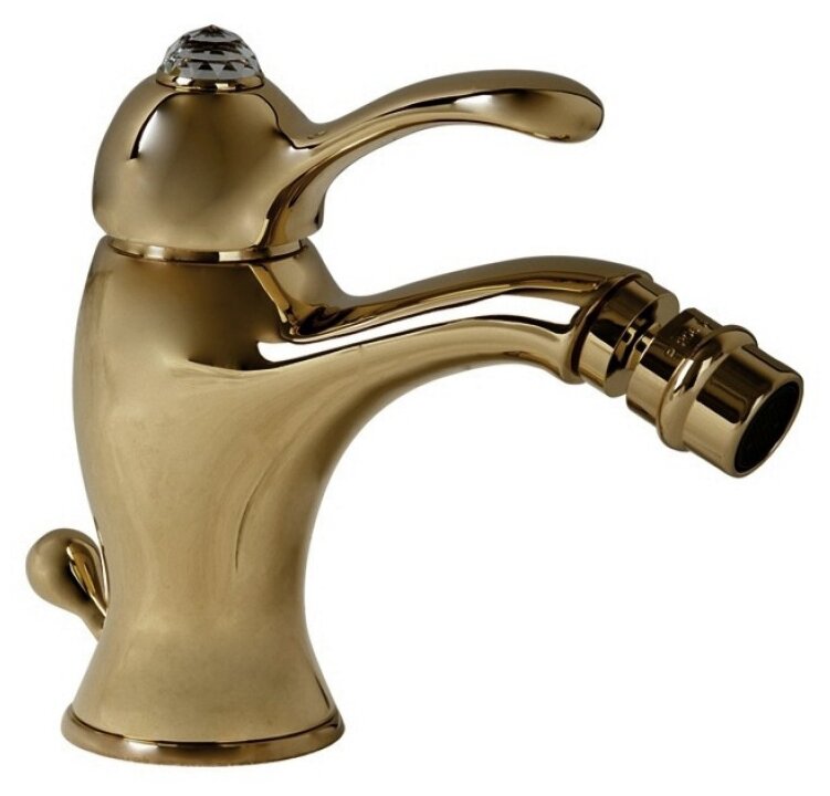 "LEM SWAROVSKI Смеситель для раковины монокомандный, бронза"