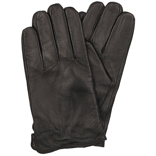 фото Перчатки мужские / натуральная кожа / подклад натуральная шерсть / chansler / черный / art203 / размер 9,5