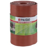 Бордюрная лента PALISAD садовый, 9 х 0.19 х 0.1 м, коричневый