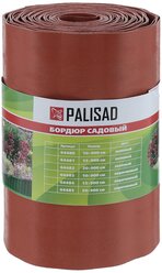 Бордюрная лента PALISAD садовый, 9 х 0.1 м, коричневый