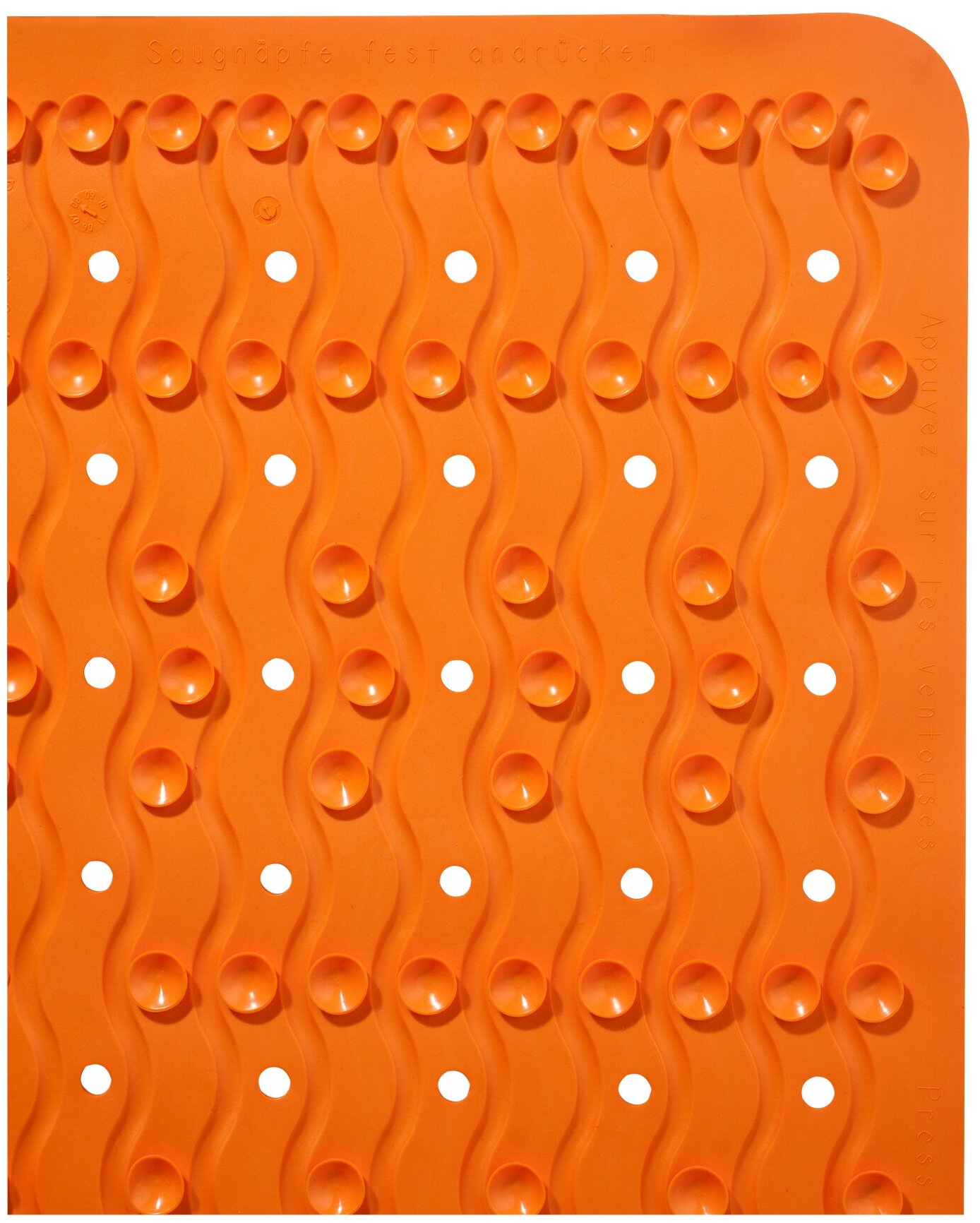 Противоскользящий коврик Ridder Playa оранжевый, 38x80 68314 . - фотография № 2