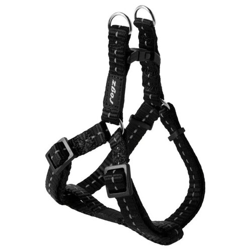 Шлейка Rogz Step-In Harness S (SSJ14), обхват шеи 20-31 см, черный, S