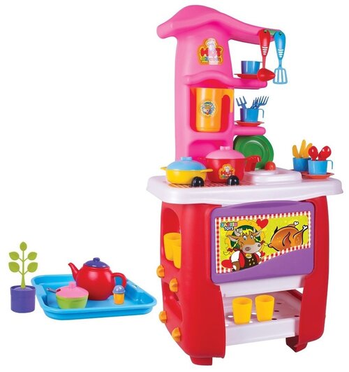 Кухня ZARRIN TOYS Hut Kitchen 45 предметов, М10-2