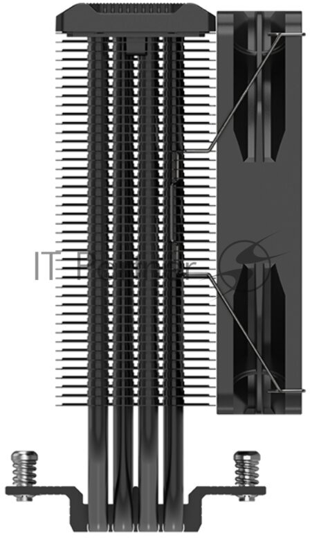 Кулер PCCooler Paladin EX400 ARGB S115X/1200/1700/AM4 (24 шт/кор TDP 180W 120mm PWM ARGB FAN 4 тепловые трубки 6мм 800-1800RPM 286dBa)