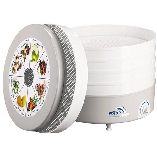 Сушилка для овощей и фруктов Ротор Дива СШ-007 с 5 решетами в гофротаре 455000₽