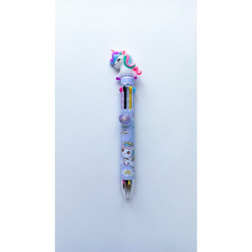 Разноцветная ручка с Единорогом 8 цветов в 1 разноцветная ручка с единорогом 8 цветов в 1