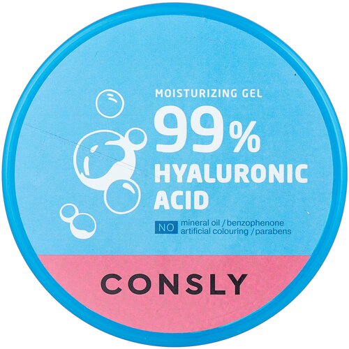 гель для тела consly гель увлажняющий с гиалуроновой кислотой hyaluronic acid moisture gel Consly Гель для тела Hyaluronic Acid Moisture Gel увлажняющий с гиалуроновой кислотой, 300 мл