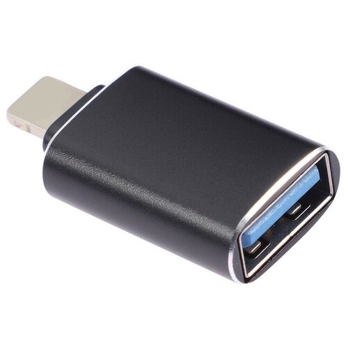 переходник otg lightning usb 3 0 адаптер для iphone для подключения usb флешки и других устройств подключить флешку к айфону Переходник OTG lightning - USB 3.0 /Адаптер для iPhone для подключения USB-флешки и других устройств