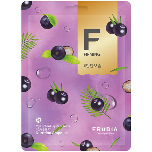 Frudia Маска для лица с ягодами асаи - Frudia my orchard squeeze mask acai berry, 20мл