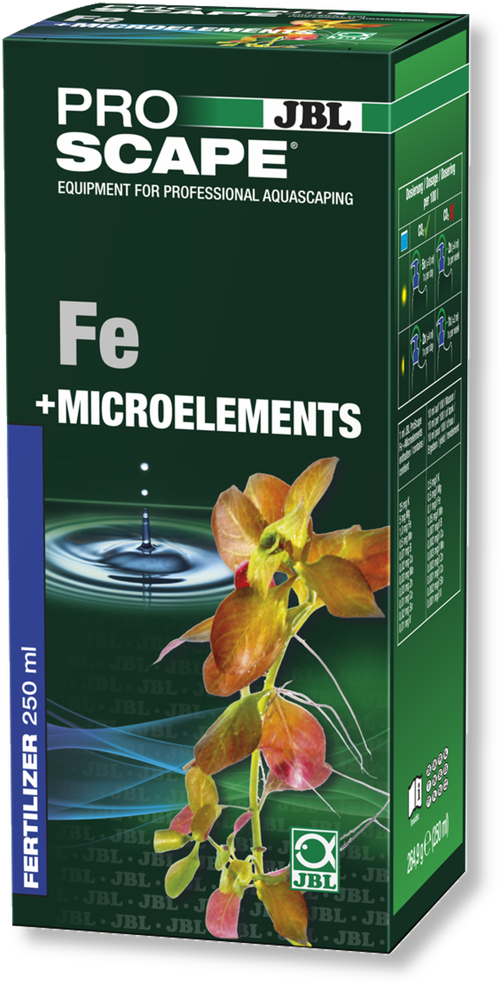 Удобрение для акваскейпов JBL ProScape Fe+Microelements, 250 мл