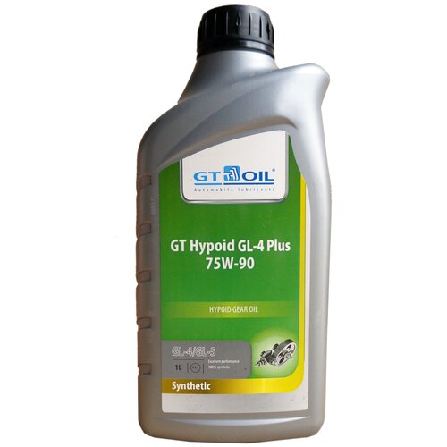 фото Трансмиссионное масло gt oil hypoid gl-4+ 75w-90 1 л