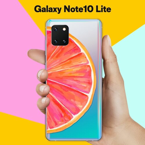 Силиконовый чехол Грейпфрут на Samsung Galaxy Note 10 Lite