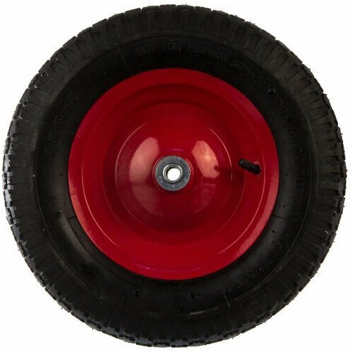Специальное пневматическое колесо для тачки WB6418M D395 мм. Лёгкое и крепкое изделие способно выдержать большие нагрузки, обладает высокой проходимостью по влажной почве и вязкому грунту. колесо для тачки пневматическое wb6418m d395 мм