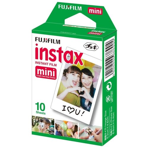 картридж для фотоаппарата fujifilm colorfilm instax mini дизайнерская серия rainbow Картридж для фотоаппарата Fujifilm Colorfilm Instax Mini Glossy 20 шт