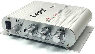 Аудио усилитель Lepy LP-838, Hi-Fi усилитель звука
