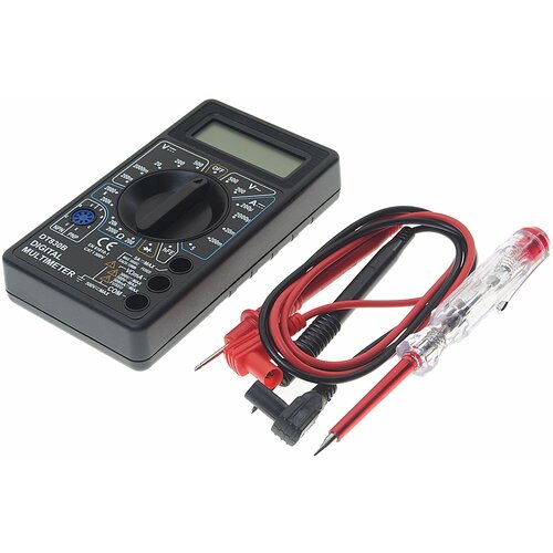 Набор диагностический для электрика (цифровой мультиметр и индикаторная отвертка) ROCKFORCE /1 отвертка контролька отвертка для проверки тока