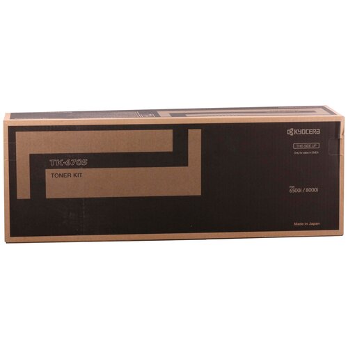 Картридж KYOCERA TK-6705, 70000 стр, черный картридж для лазерного принтера kyocera tk 6705 [1t02lf0nl0] для kyocera 6500i 8000i
