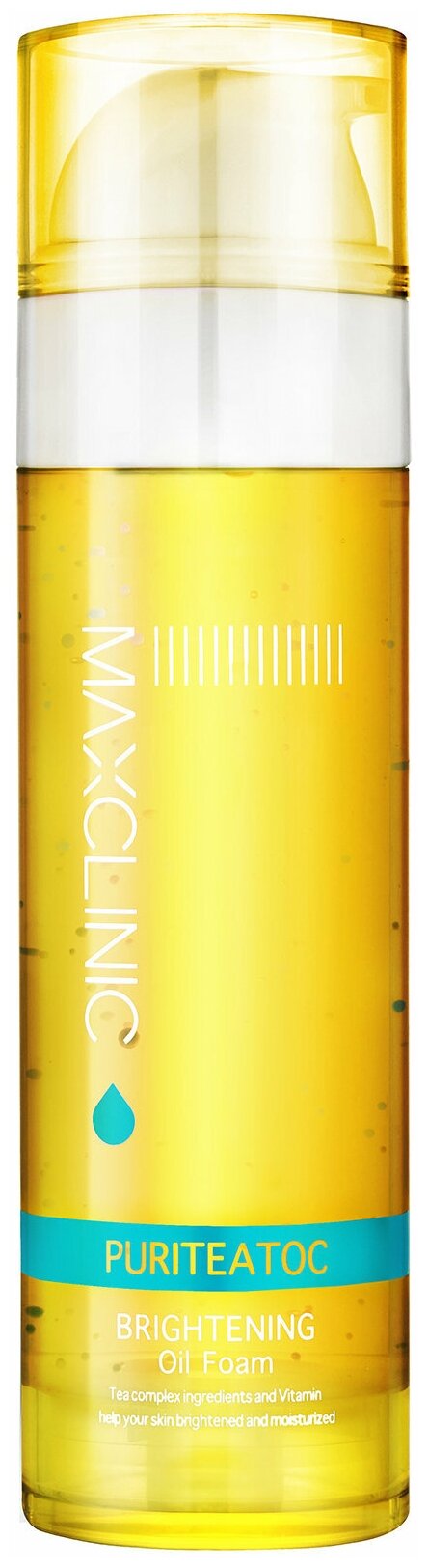 MAXCLINIC осветляющая масло-пенка для умывания Puriteatoc Brightening Oil Foam, 110 мл, 110 г