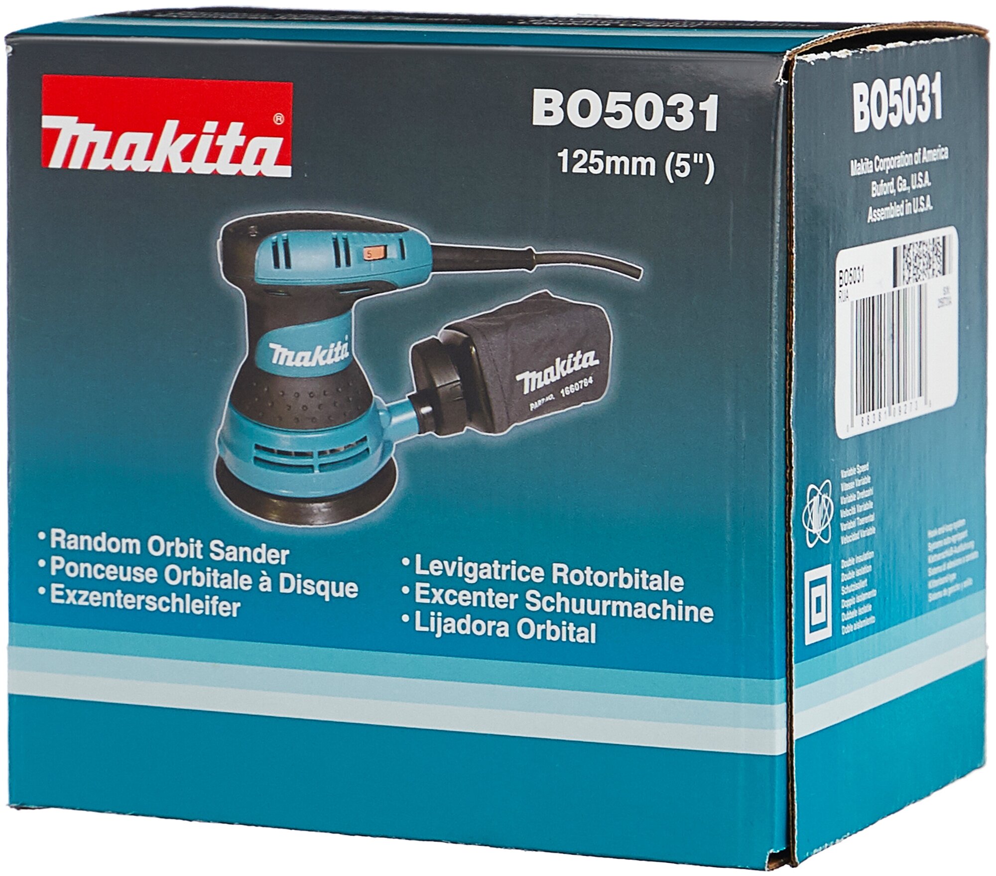 Эксцентриковая шлифмашина Makita BO5031, 300 Вт - фотография № 6