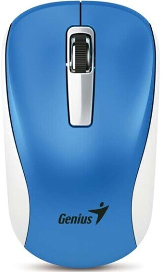 Мышь беспроводная Genius NX-7010 белый зелёный USB - фото №2