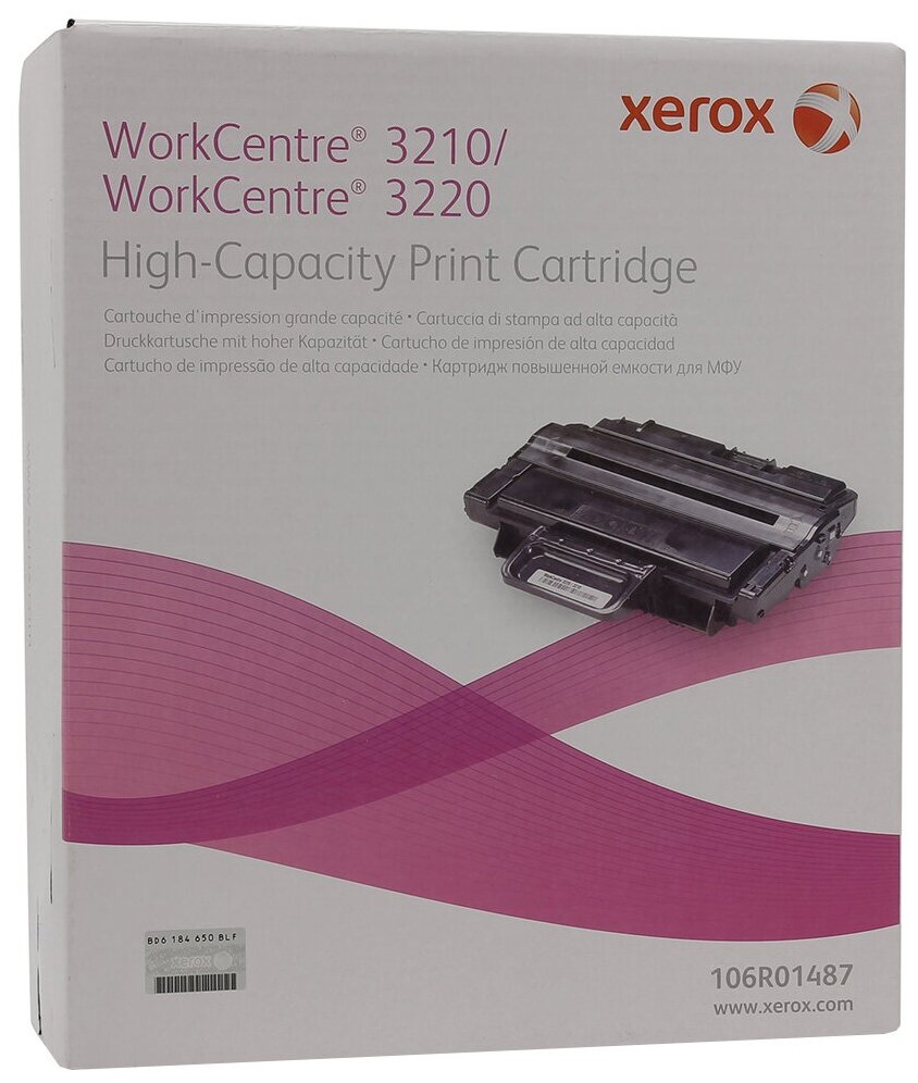 Расходные материалы XEROX 106R01487 Принт-картридж для Xerox WC 3210/3220 (4.1К)
