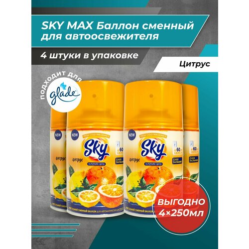 Освежитель воздуха SKY MAX сменный баллон