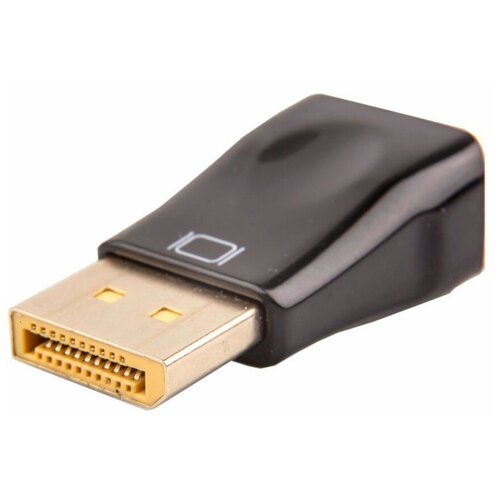 Переходник/адаптер VCOM VGA - DisplayPort (CA333), 0.12 м, 1 шт., черный переходник адаптер vcom dvi vga cg491 0 15 м 1 шт черный