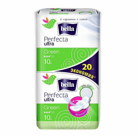 Гигиенические прокладки Bella Perfecta Ultra Green, 10+10 шт. - фото №8