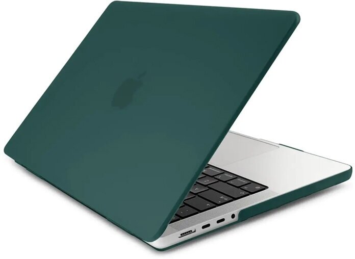 Чехол для MacBook Pro 14 2021 A2442, Nova Store, пластик, Темно-зеленая