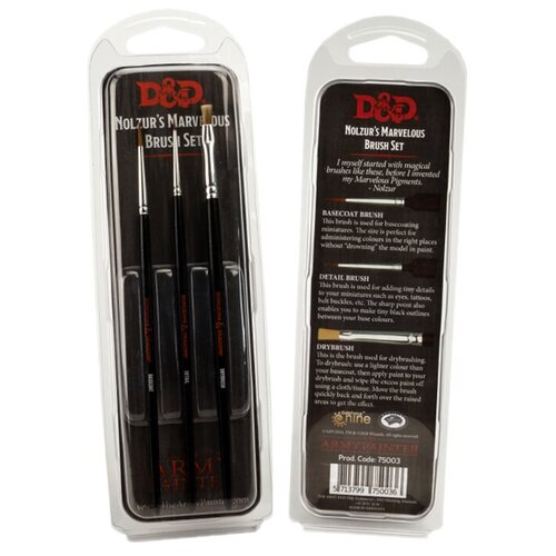 Набор кистей Army Painter - Dungeons and Dragons D &D Nolzurs Marvelous Brush Set