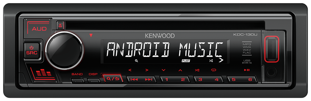 Автомагнитола KENWOOD KDC-130UB, USB - фото №1