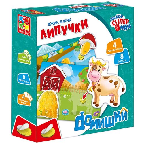 Настольная игра Vladi Toys Липучки Домишки VT1302-20