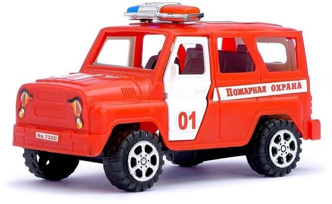 SUI Машина инерционная «Пожарная охрана», с открывающимися дверьми