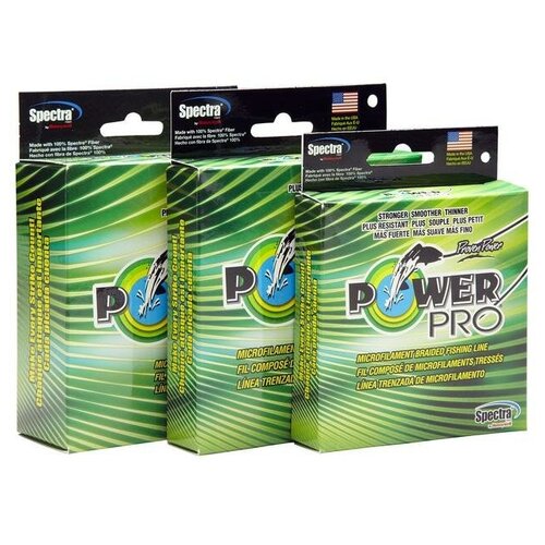 фото Леска плетеная power pro 135 м зеленая 0,32 мм 24 кг