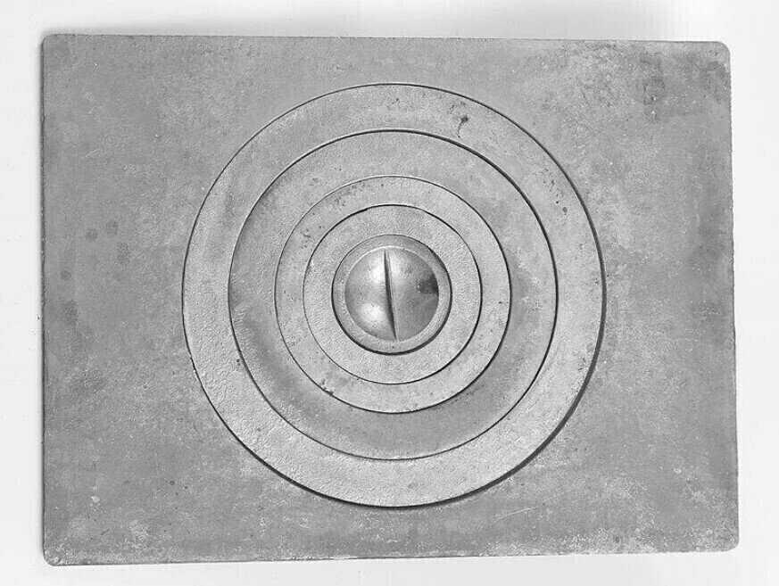 Плита чугунная печное литье "П1-5" 705х530, 1 конфорка - фотография № 2