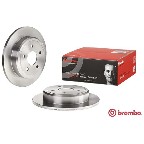 фото Комплект тормозных дисков задний brembo 08.a863.10 320x14 для jeep commander, jeep grand cherokee (2 шт.)